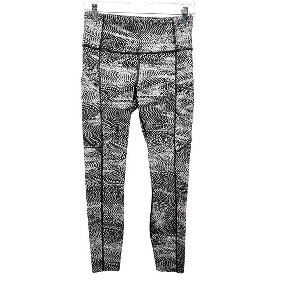 Lululemon Fast Free Size 8 Tight II Nulux Women’s 2 Gray Swerve Vapor Metal - Picture 1 of 12